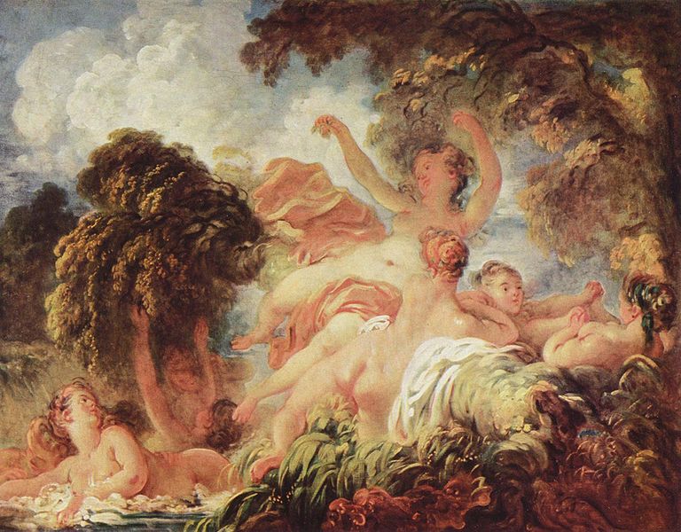 Jean Honore Fragonard Die Badenden